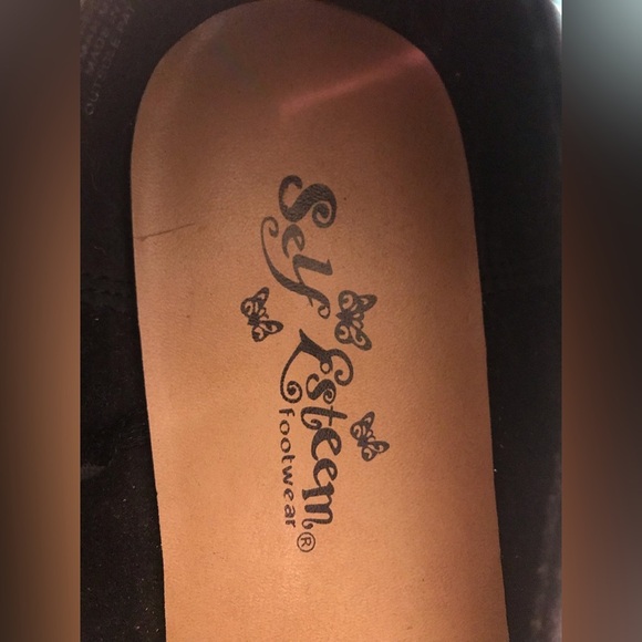 2 Pair Black Velvet Faux Suede Like Flats Size 6.5 - Picture 4 of 8